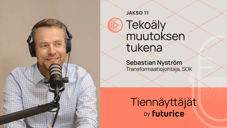 Header image of Sebastian Nystrom in Futurice podcast